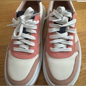 Cole Haan White and Pink Sneakers
